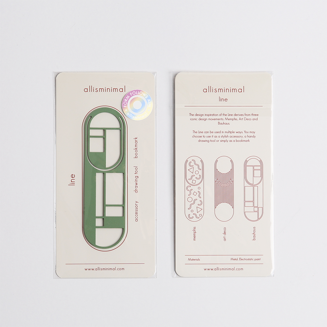 Line Bookmark / Bauhaus